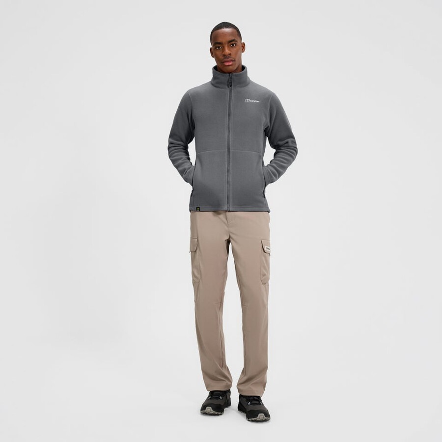 men s prism interactive polartec fleece jacket - grey berghaus
