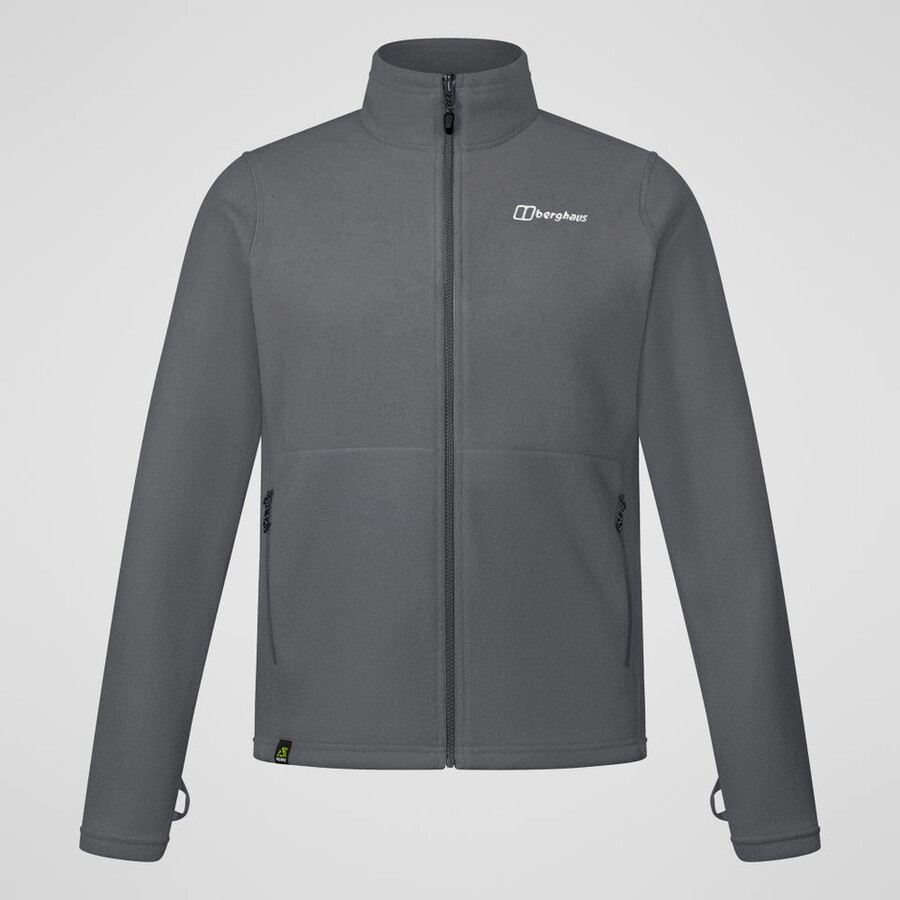 men s prism interactive polartec fleece jacket - grey berghaus