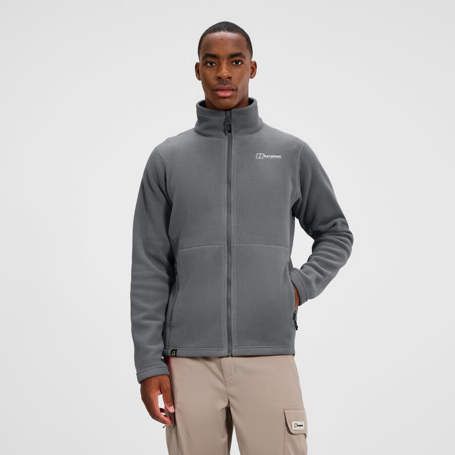 men s prism interactive polartec fleece jacket - grey berghaus