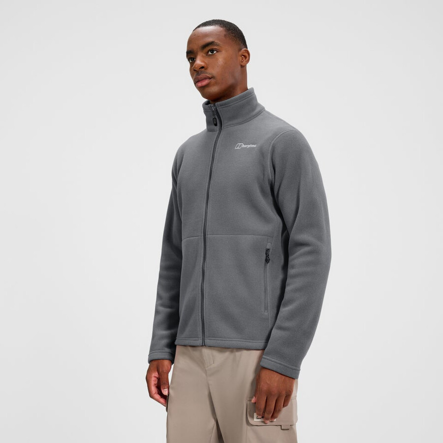 men s prism interactive polartec fleece jacket - grey berghaus