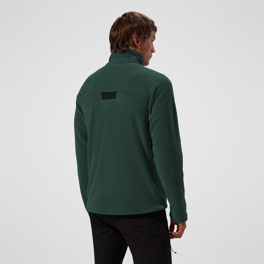 men s prism guide interactive polartec fleece jacket - greenblack die berghaus