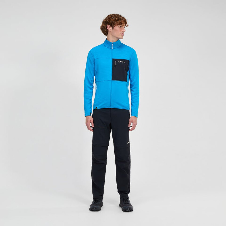männer s ridge-hiker jacke - blauschwarz berghaus