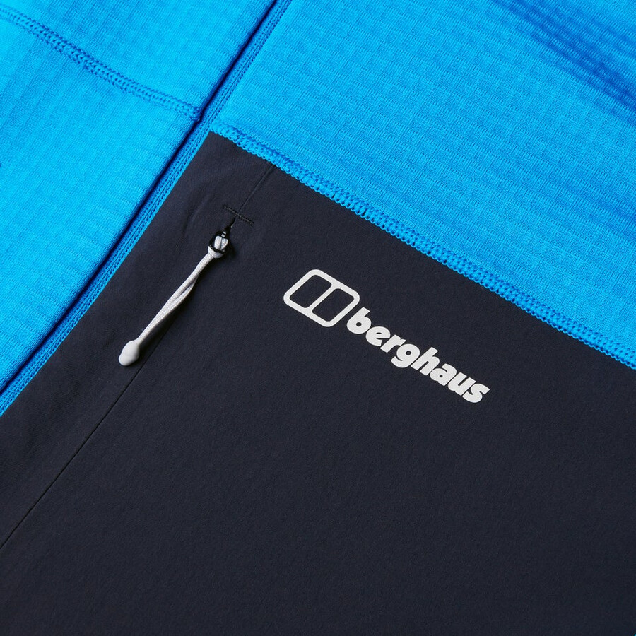 männer s ridge-hiker jacke - blauschwarz berghaus