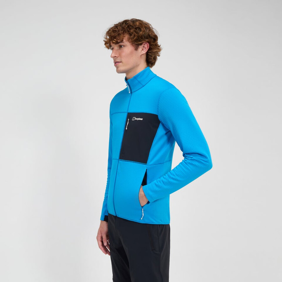 männer s ridge-hiker jacke - blauschwarz berghaus