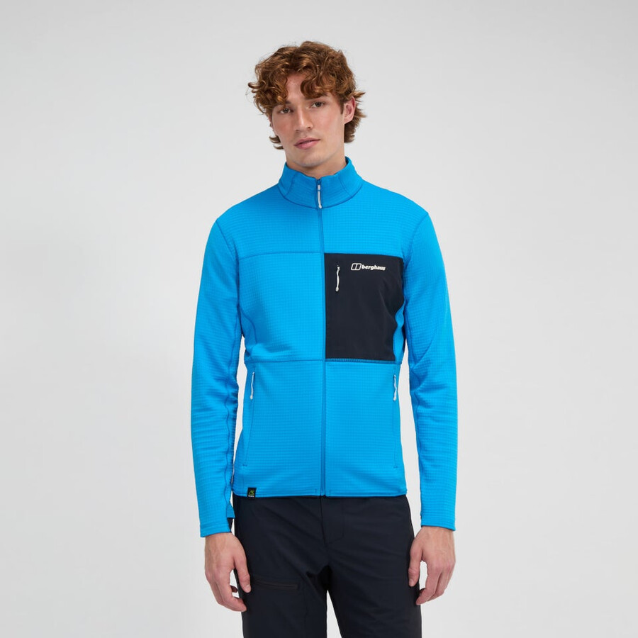 männer s ridge-hiker jacke - blauschwarz berghaus