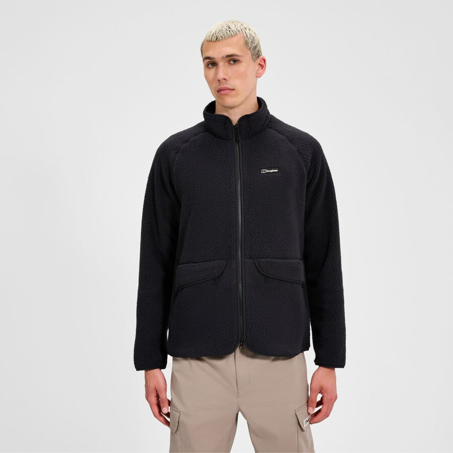 men s hanby entspannte jacke - schwarz berghaus
