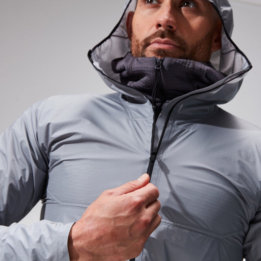 men s mtn guide hyper lt jacke - grau berghaus