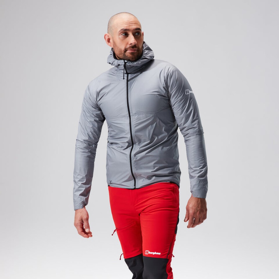 men s mtn guide hyper lt jacke - grau berghaus
