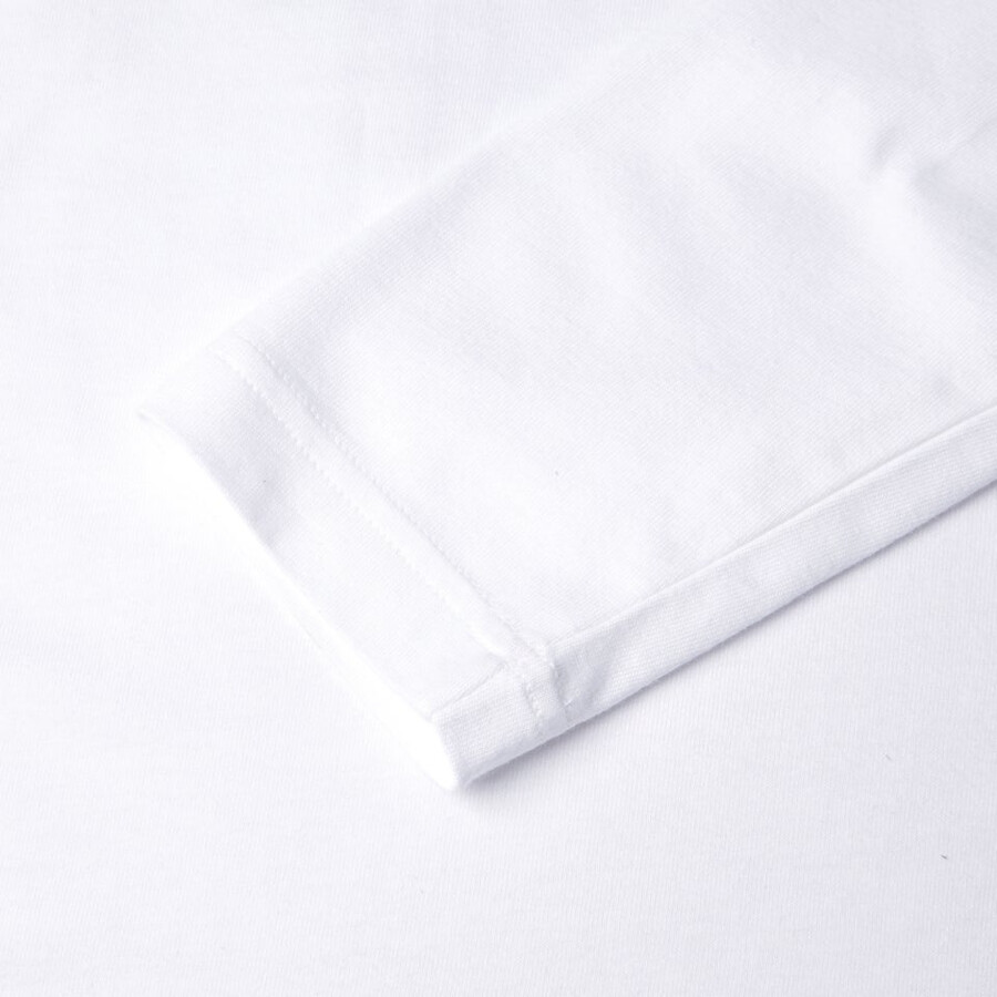 men s berghaus big logo long sleeve tee - white berghaus