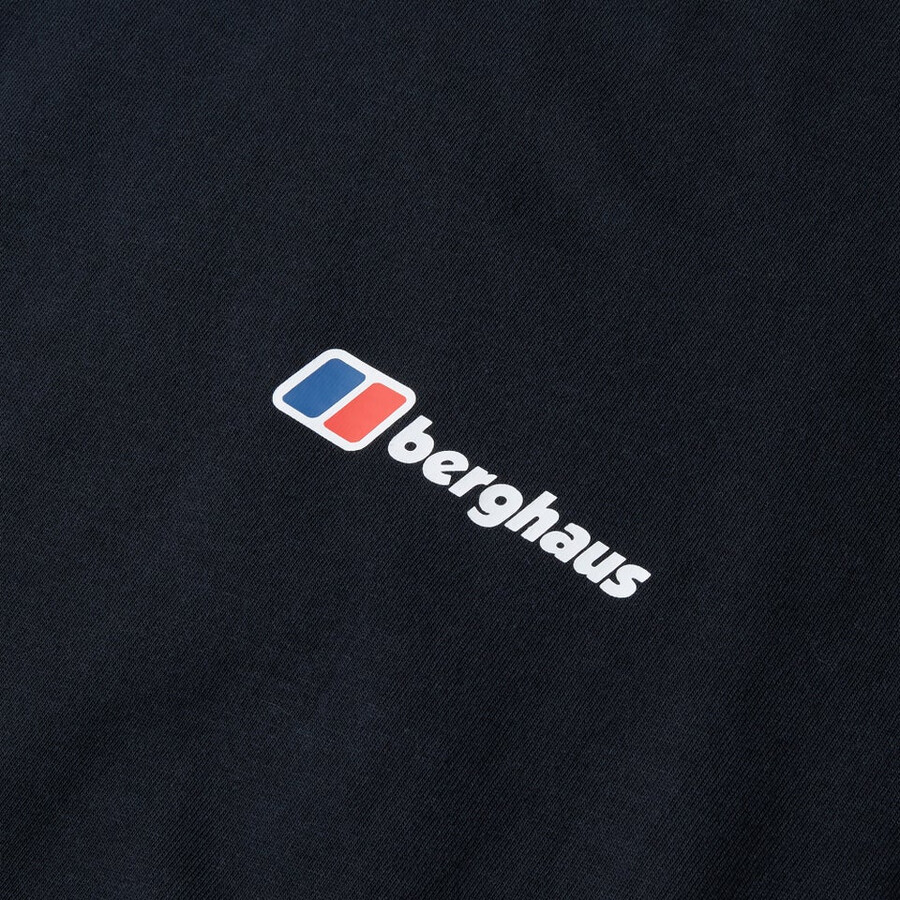 men s berghaus klasse logo-t-shirt - schwarz berghaus