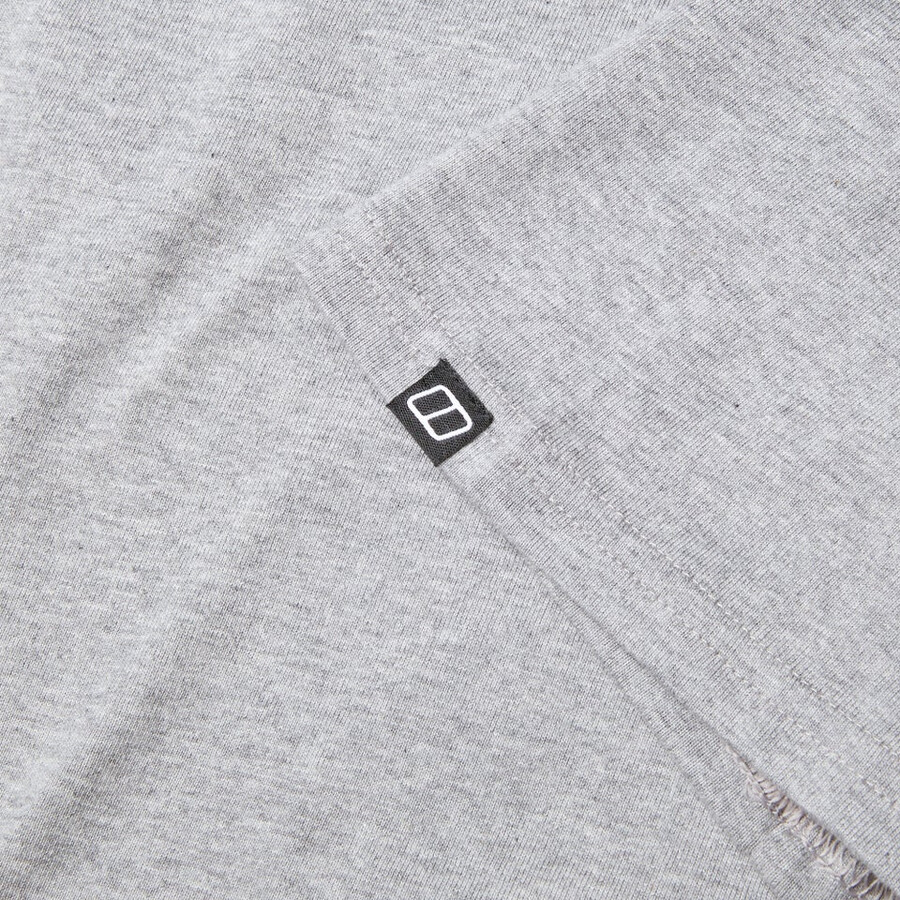 men s berghaus klasse logo-t-shirt - grey berghaus