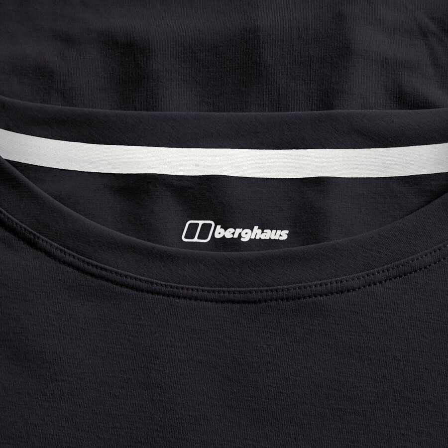 men s delta long sleeve tech tee - black die berghaus