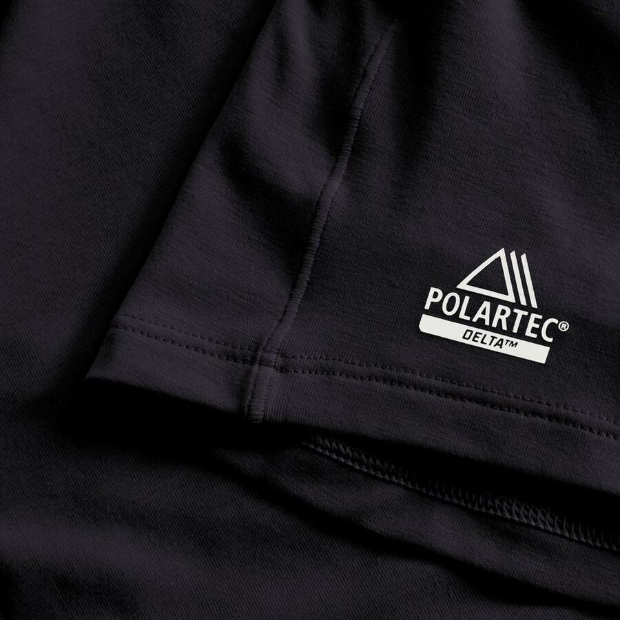 men s delta long sleeve tech tee - black die berghaus