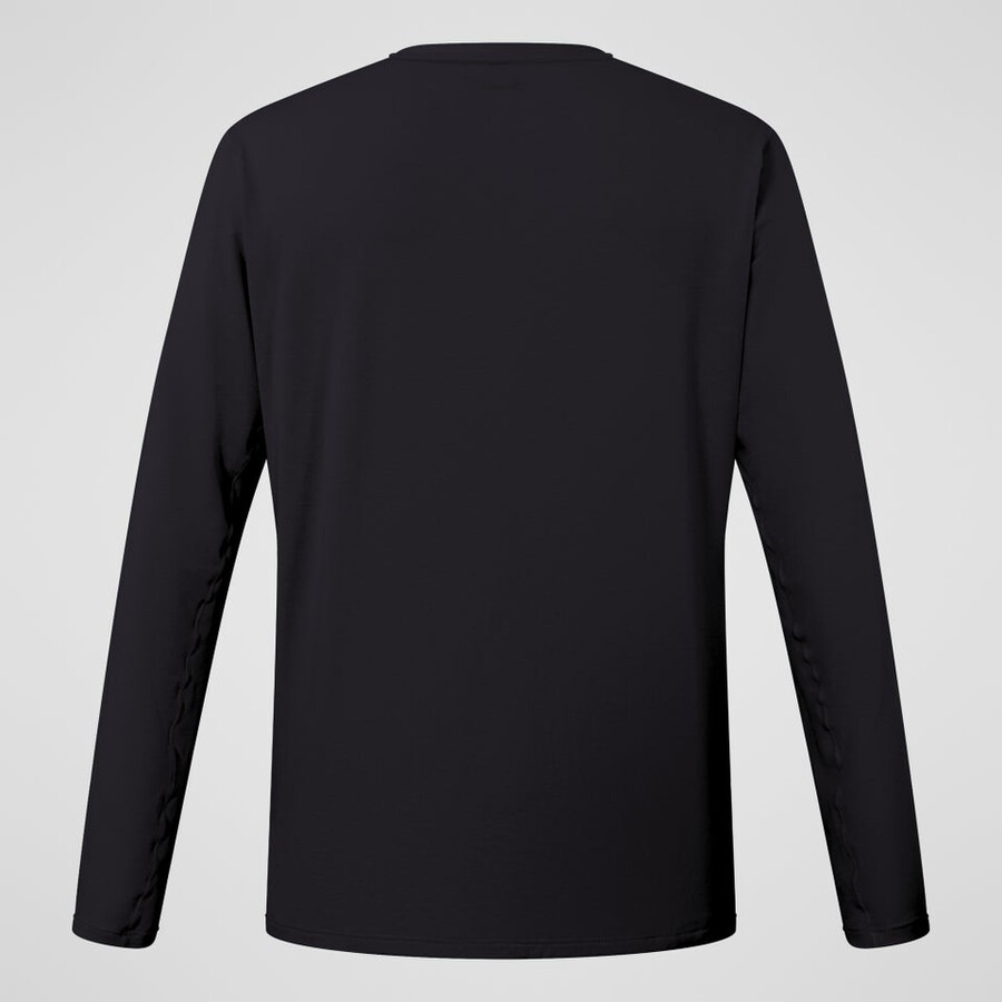 men s delta long sleeve tech tee - black die berghaus