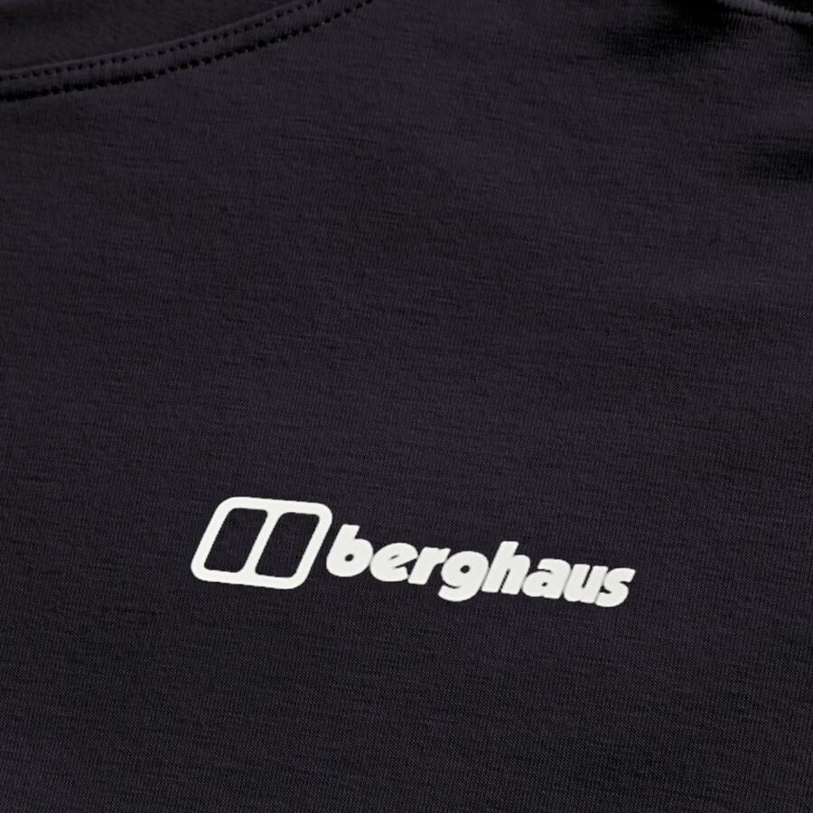 men s delta long sleeve tech tee - black die berghaus