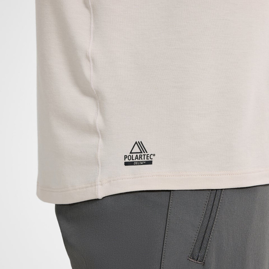 men s delta long sleeve tech tee - grau berghaus