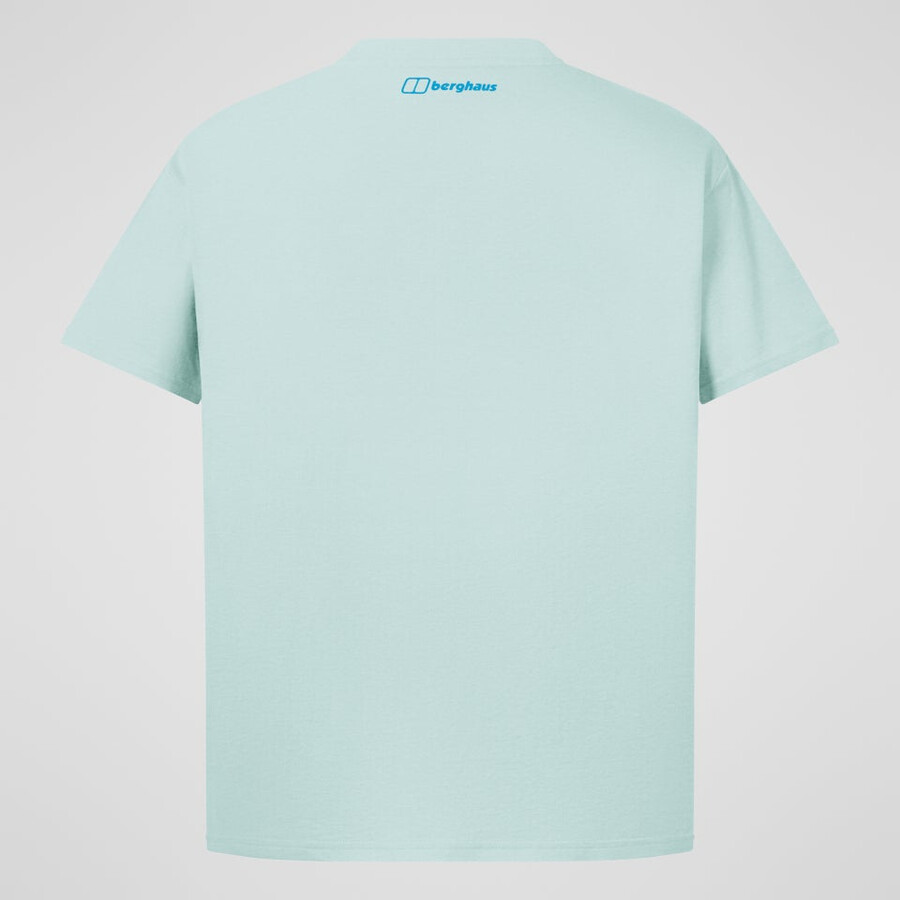 men s glitched blöcke tee - green berghaus