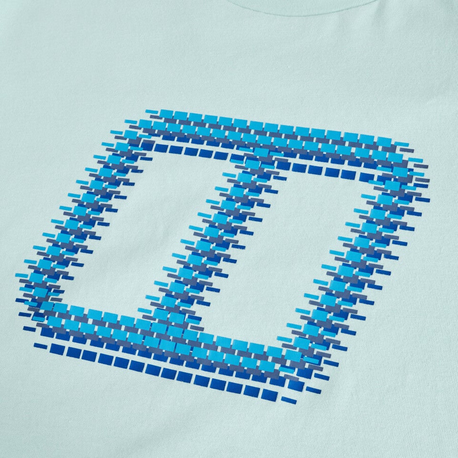 men s glitched blöcke tee - green berghaus