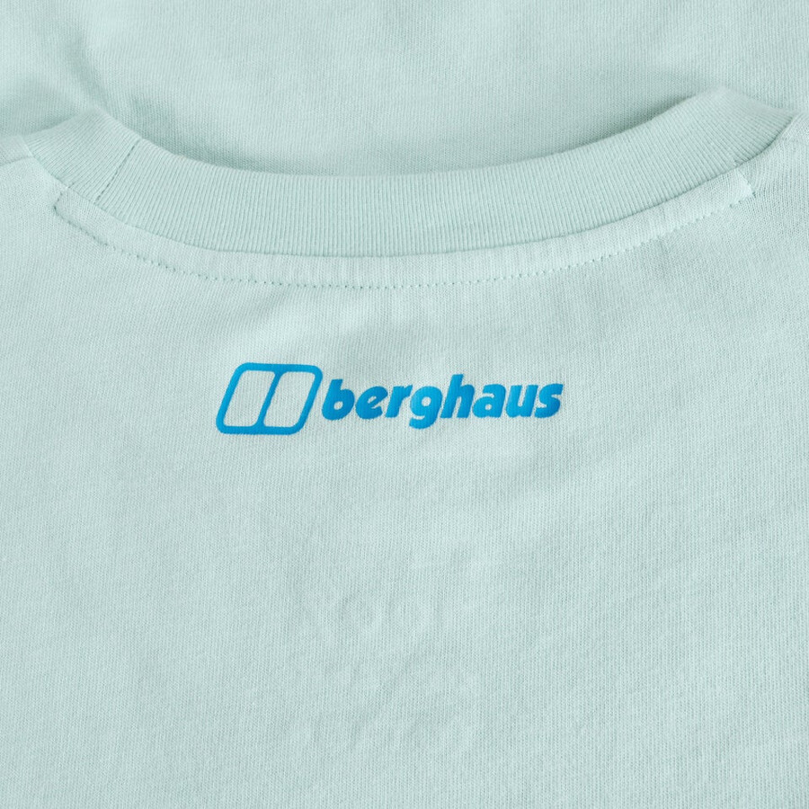 men s glitched blöcke tee - green berghaus