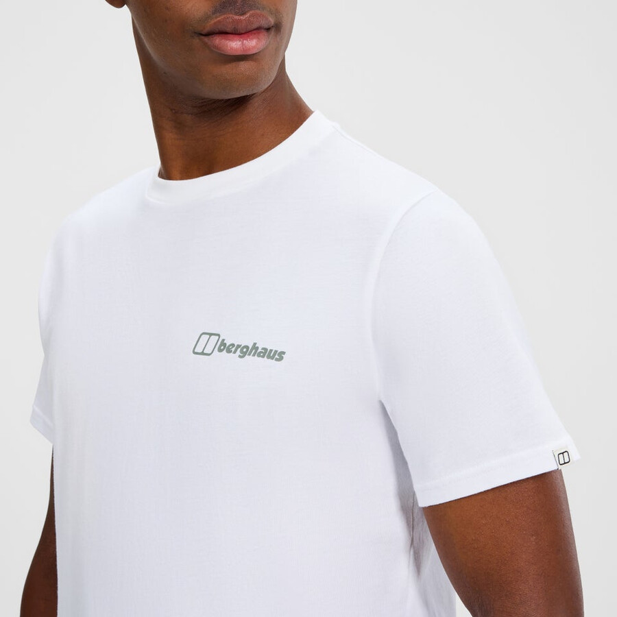 männer koordinaten tee - white berghaus