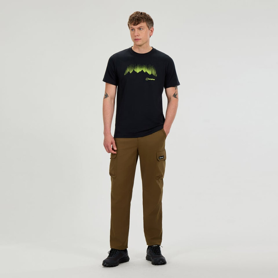 men s mountain strike tee - black die berghaus
