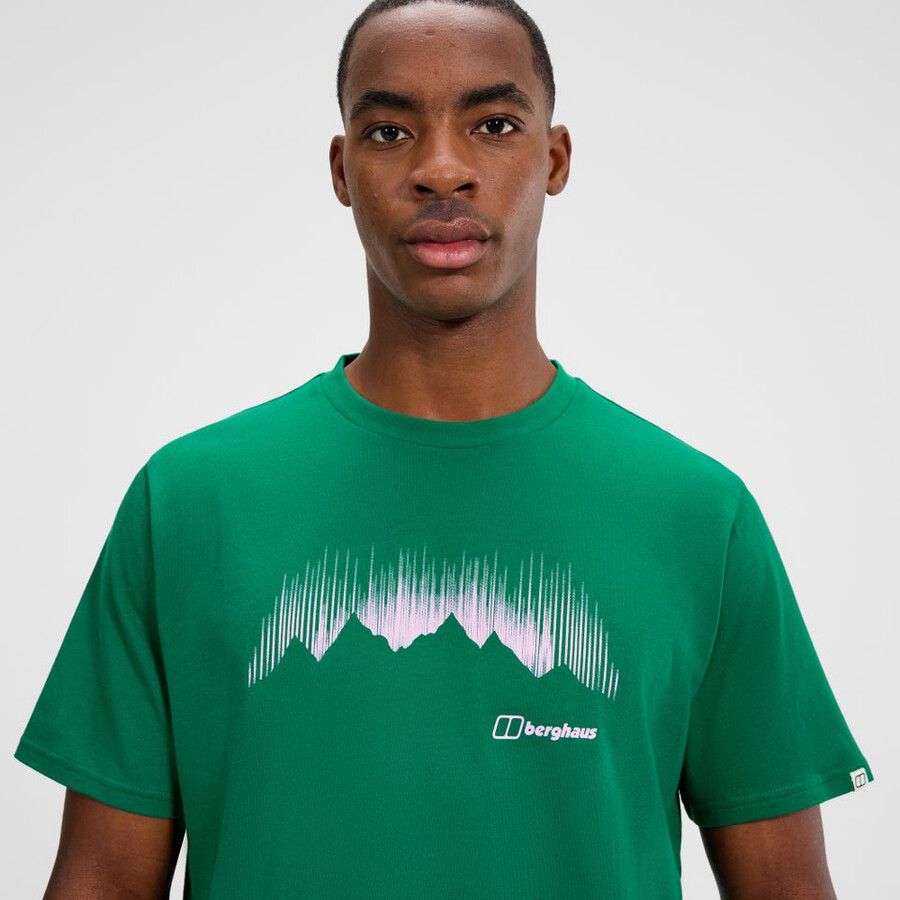 men s mountain strike tee - green berghaus