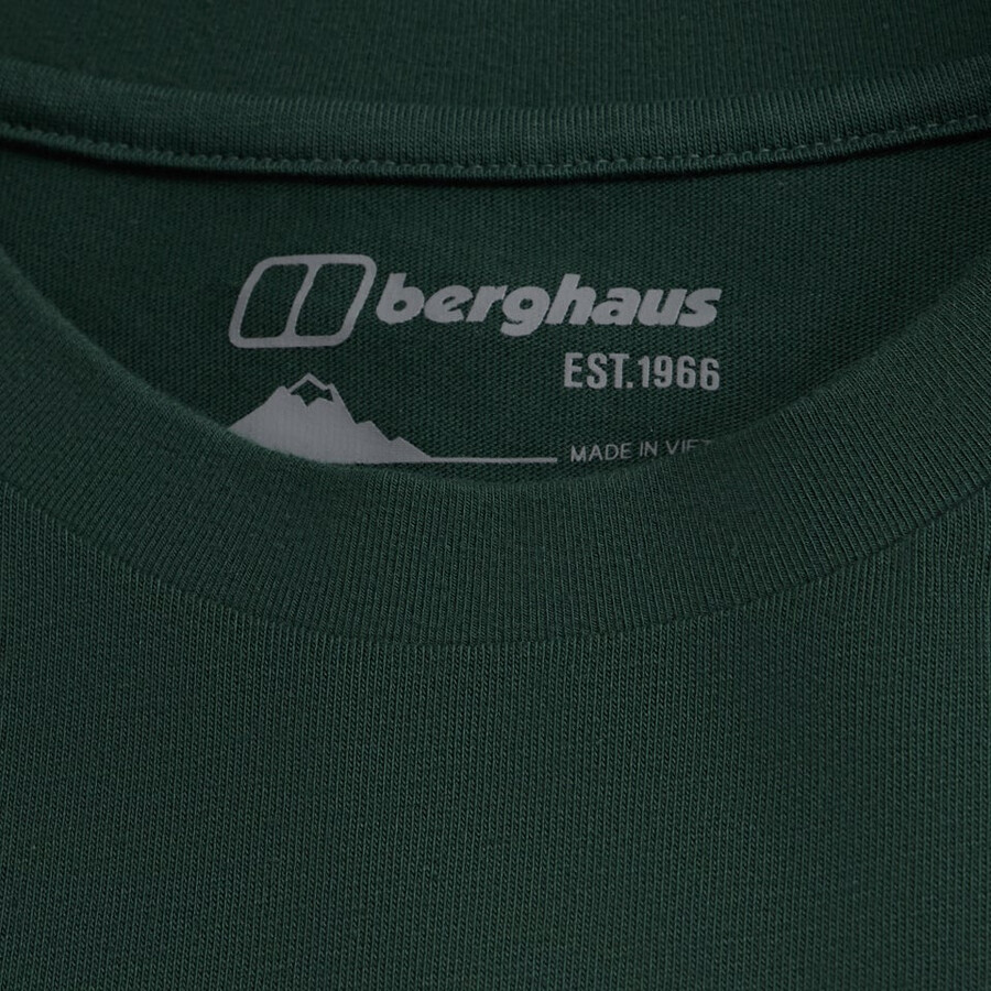 männer gepunktete berg-tee - green berghaus