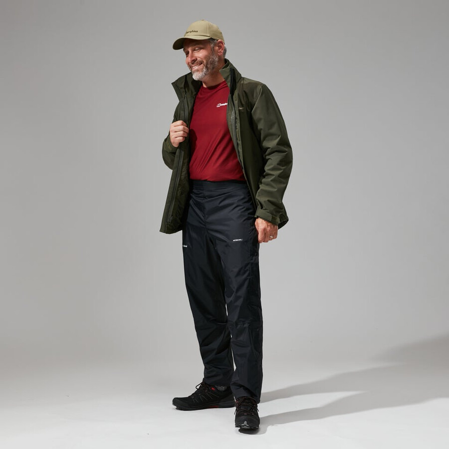 men s deluge 2.0 hose - black die berghaus