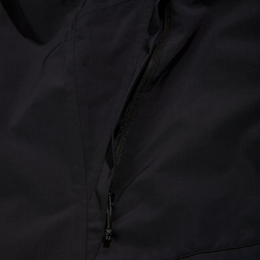 männer woodwalk wasserdichte jacke schwarz berghaus