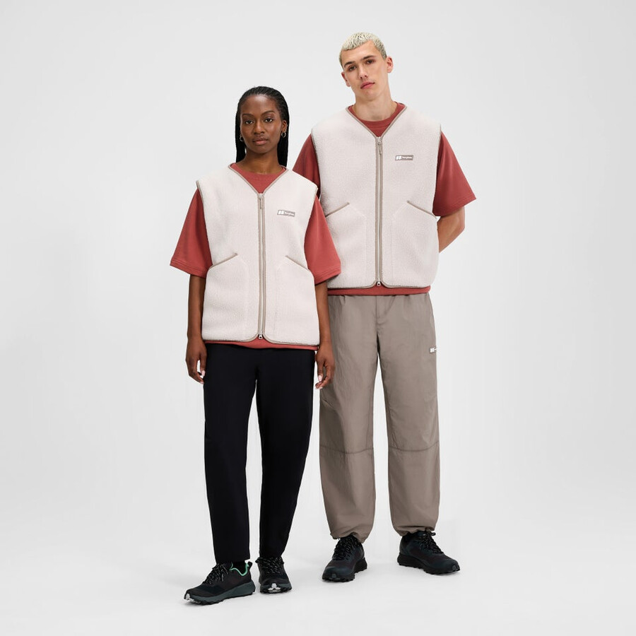 unisex vulkanismus weste - grau berghaus