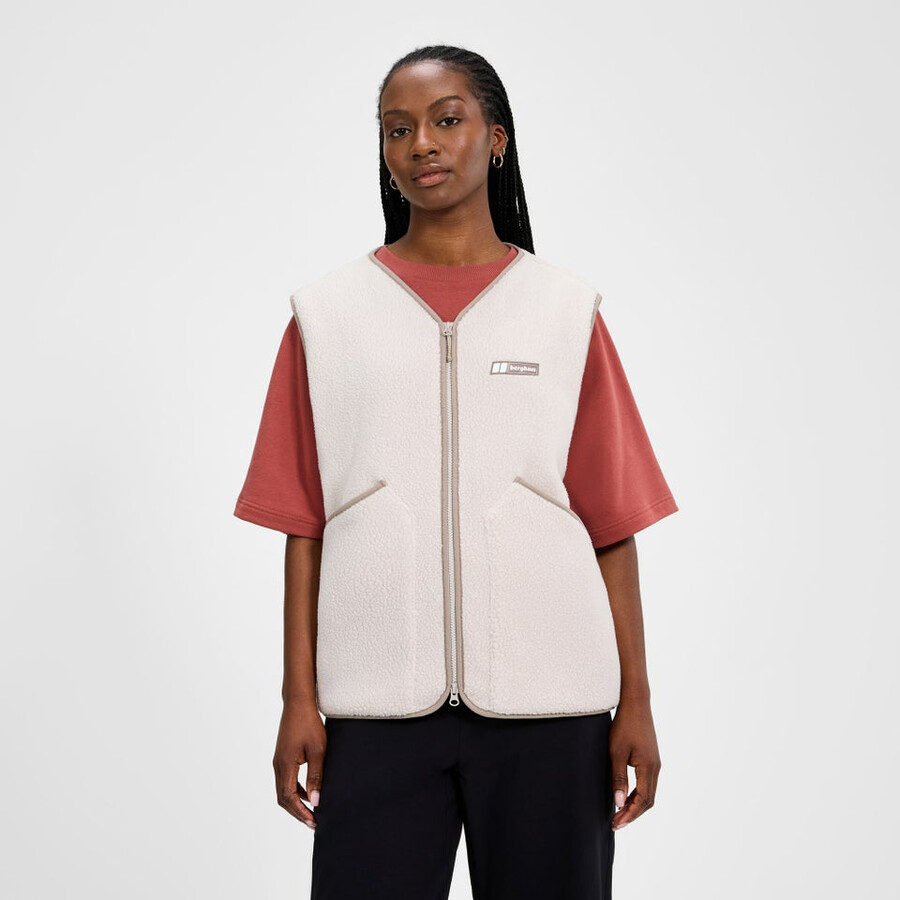 unisex vulkanismus weste - grau berghaus