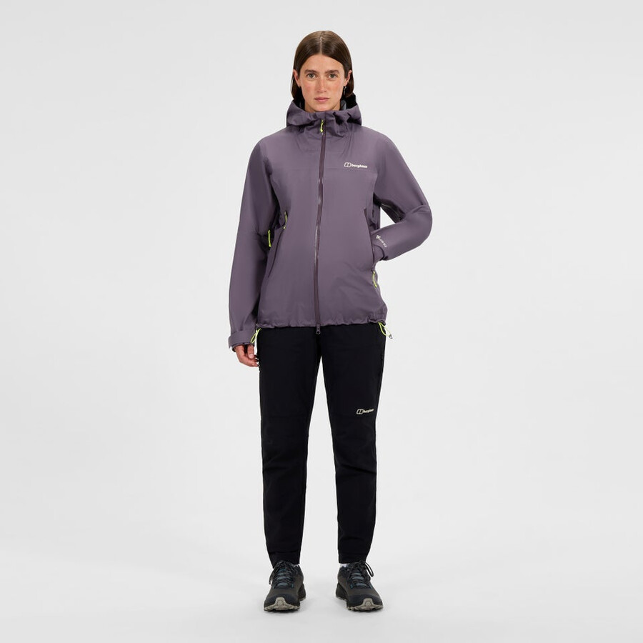 frauen s summit seeker gore-tex-jacke - lila berghaus