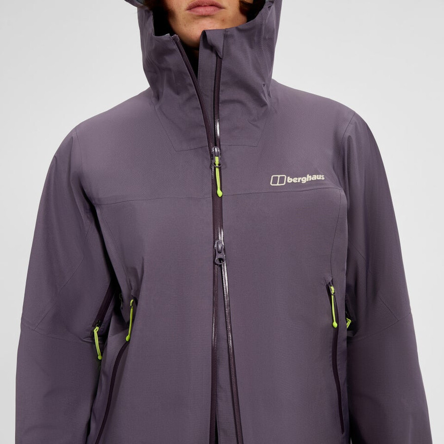 frauen s summit seeker gore-tex-jacke - lila berghaus