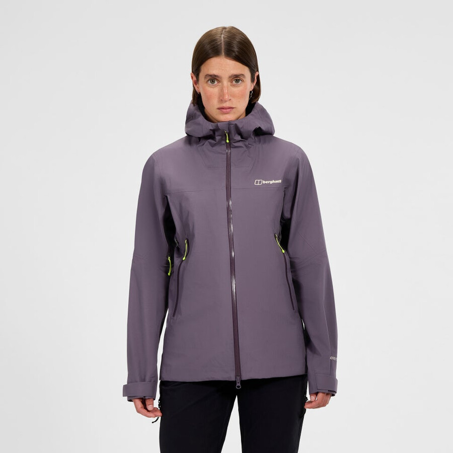 frauen s summit seeker gore-tex-jacke - lila berghaus