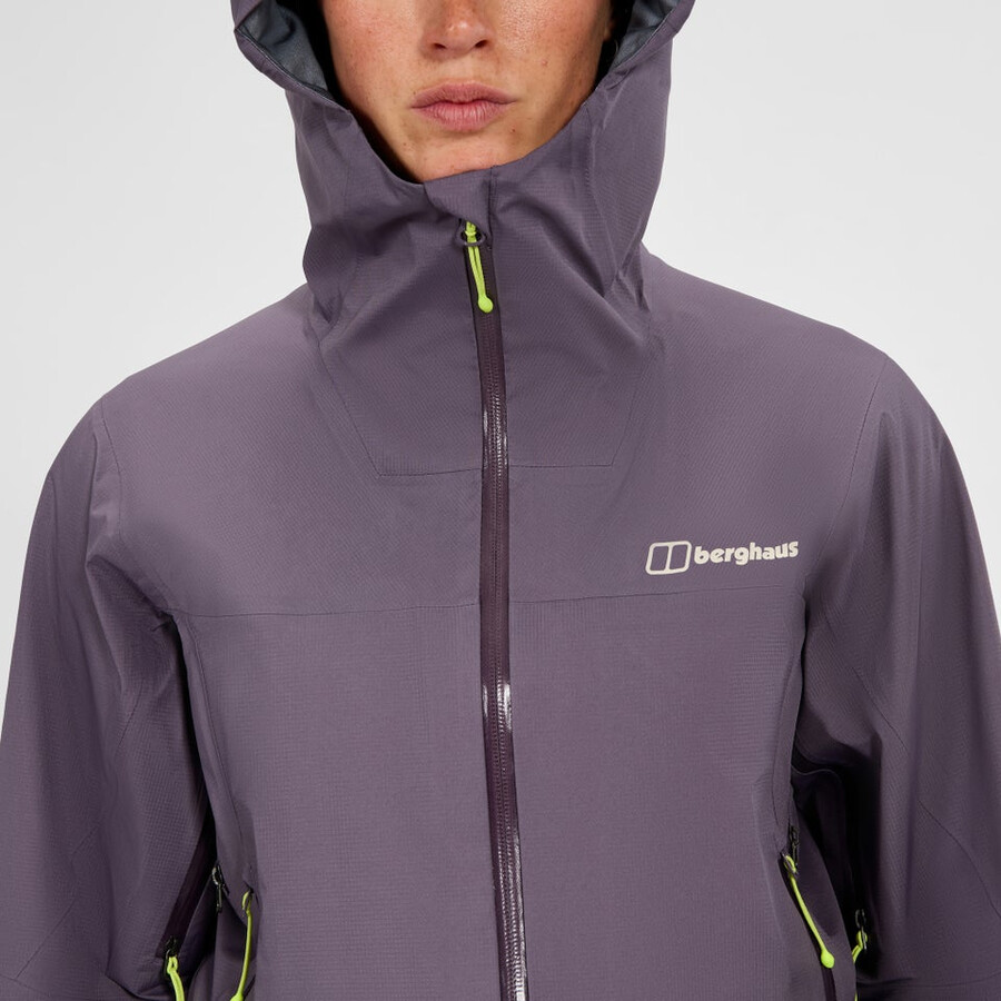 frauen s summit seeker gore-tex-jacke - lila berghaus