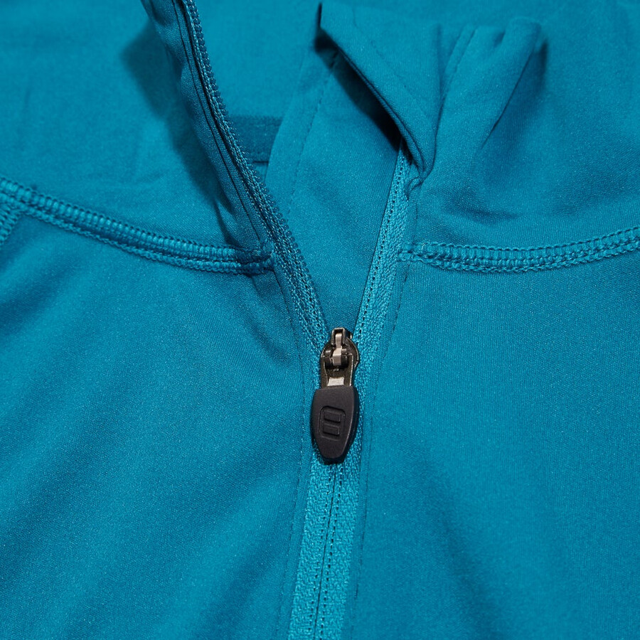 women s 247 half zip maternity long sleeve tech tee - türkis berghaus