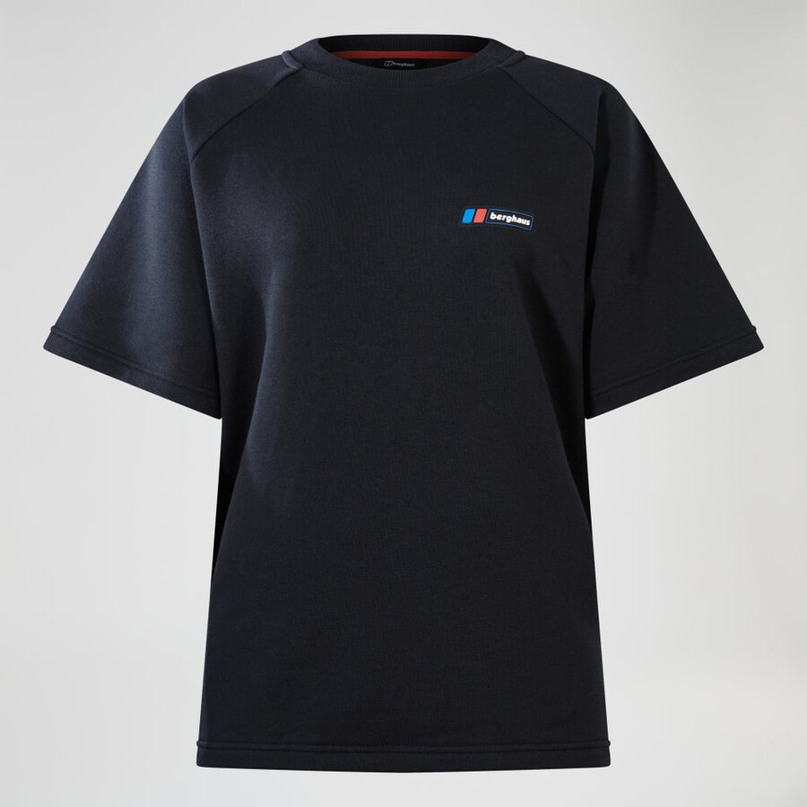 unisex storm 25 short sleeve tee - black die berghaus