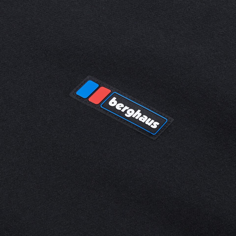 unisex storm 25 short sleeve tee - black die berghaus