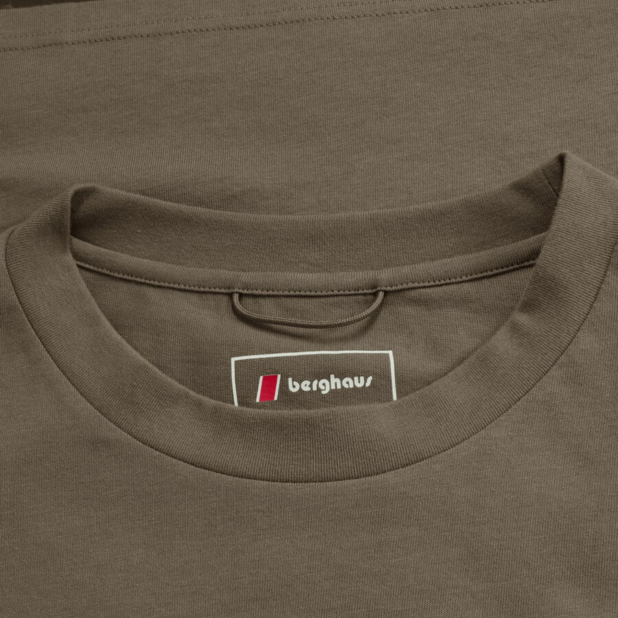 unisex-die b tee - brown berghaus