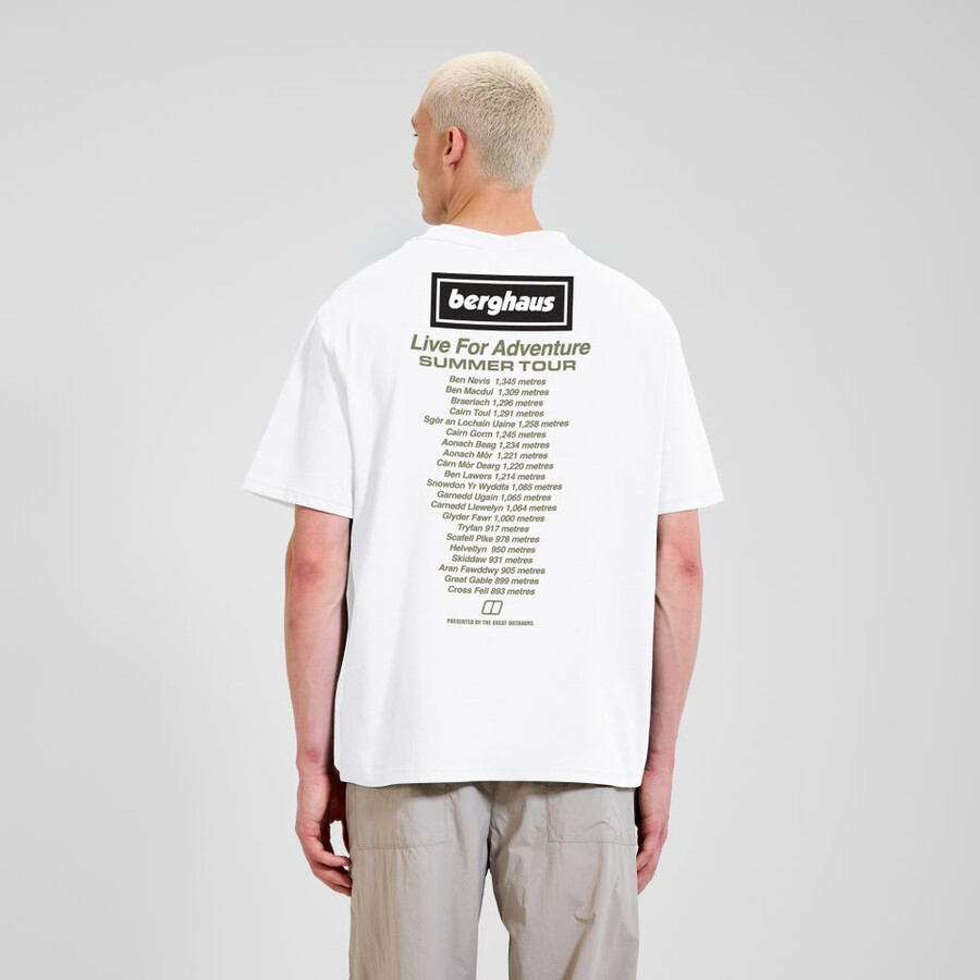 unisex-abenteuer-tour mit tee - white berghaus