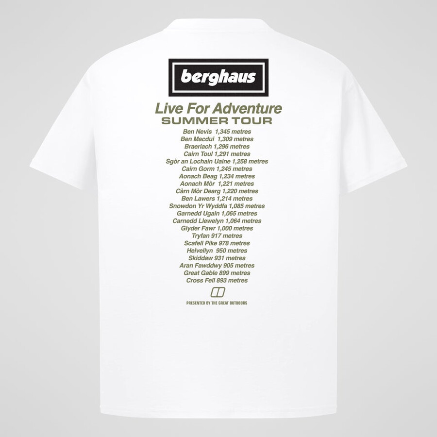 unisex-abenteuer-tour mit tee - white berghaus