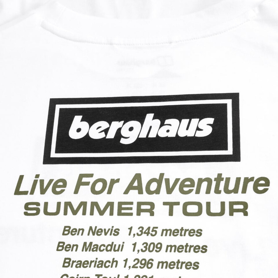 unisex-abenteuer-tour mit tee - white berghaus