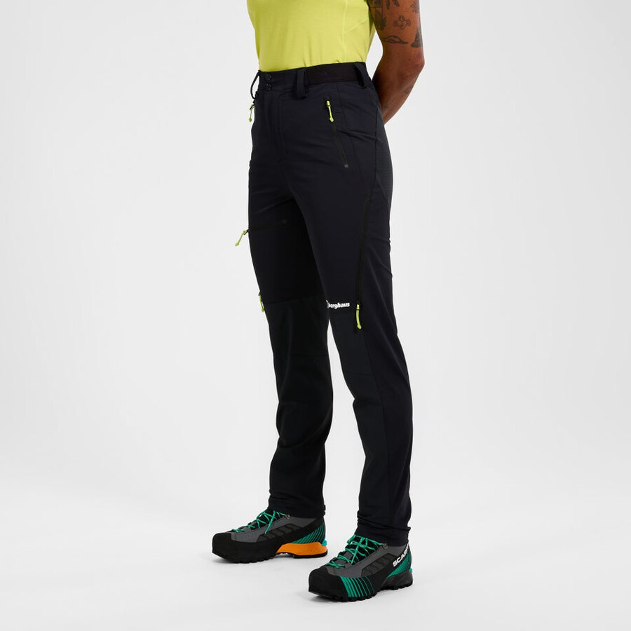 women s mtn guide alpine pant - black die berghaus