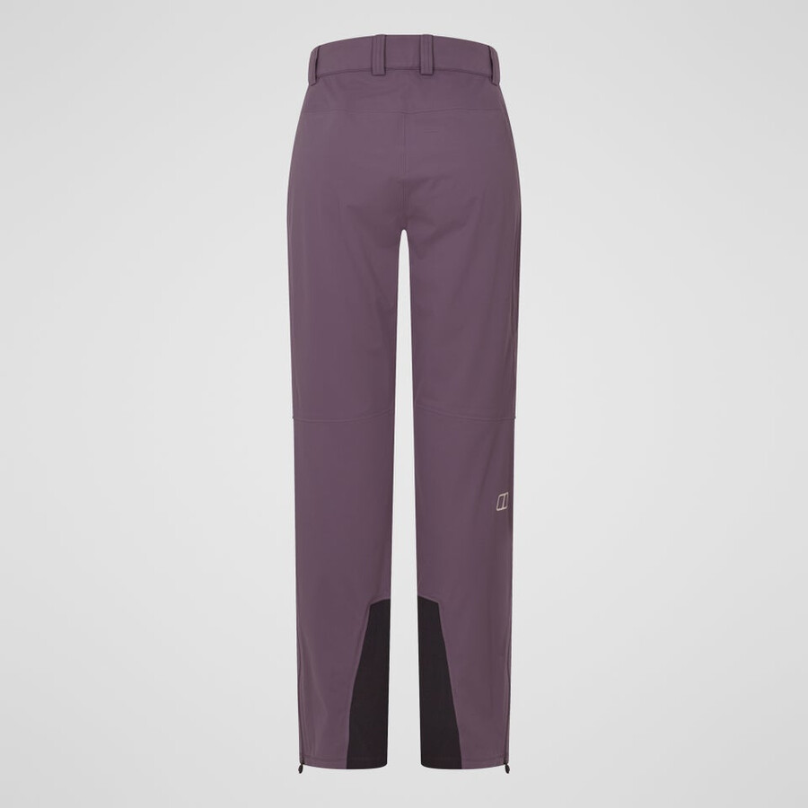 frauen s ridge-roamer softshell pant lila berghaus