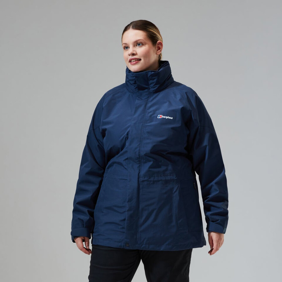 women s glissade gore-tex interaktives jacke - dark blue berghaus