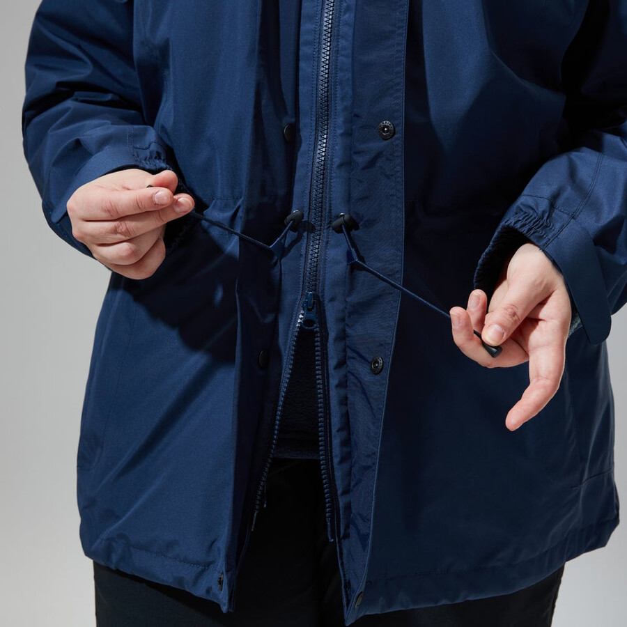 women s glissade gore-tex interaktives jacke - dark blue berghaus
