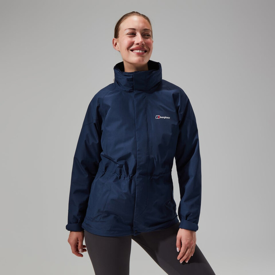 women s glissade gore-tex interaktives jacke - dark blue berghaus