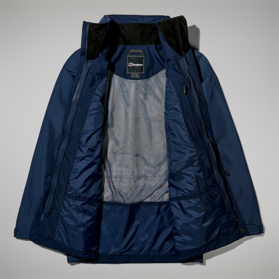 women s glissade gore-tex interaktives jacke - dark blue berghaus