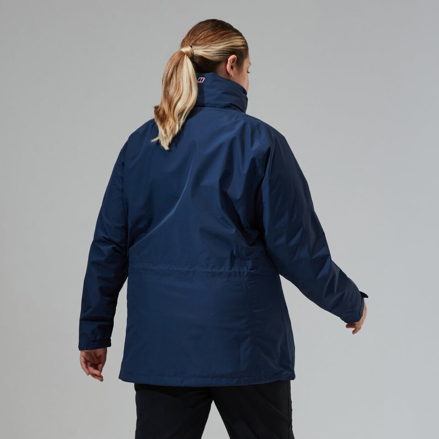 women s glissade gore-tex interaktives jacke - dark blue berghaus