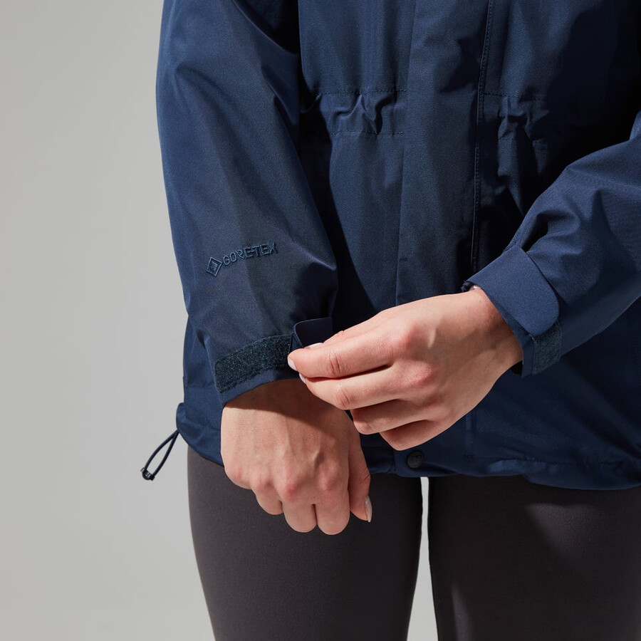 women s glissade gore-tex interaktives jacke - dark blue berghaus
